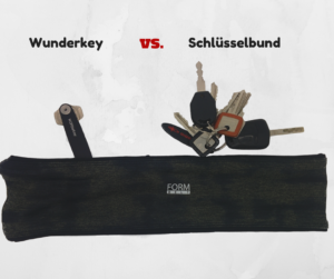 Schlüssel beim Laufen 