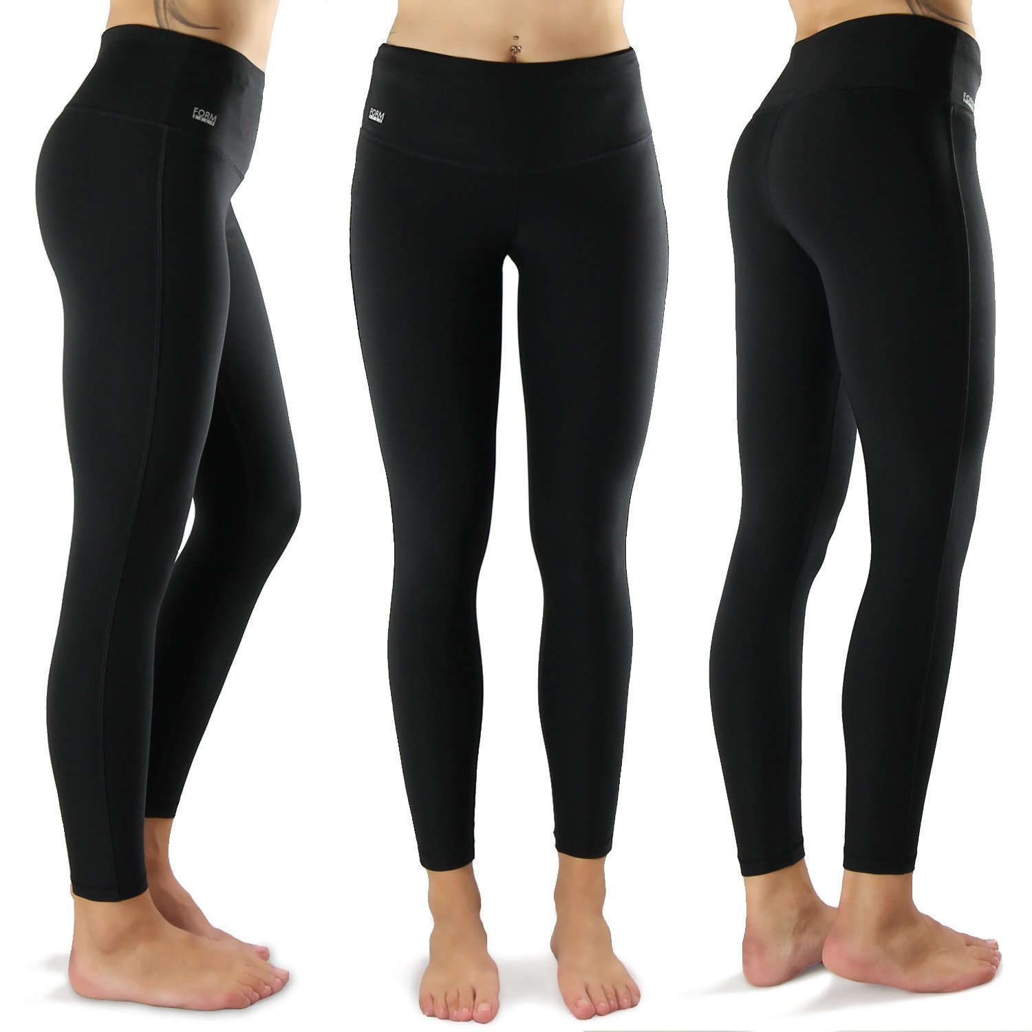 FORMBELT® lange Sport Leggings mit Taschen - Farbe: Schwarz 2 FORMBELT® lange Sport Leggings mit Taschen - Farbe: Schwarz – Bild 2