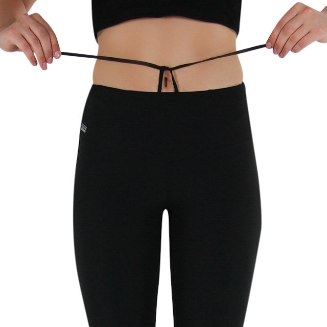 FORMBELT® lange Sport Leggings mit Taschen - Farbe: Schwarz 7 FORMBELT® lange Sport Leggings mit Taschen - Farbe: Schwarz – Bild 7
