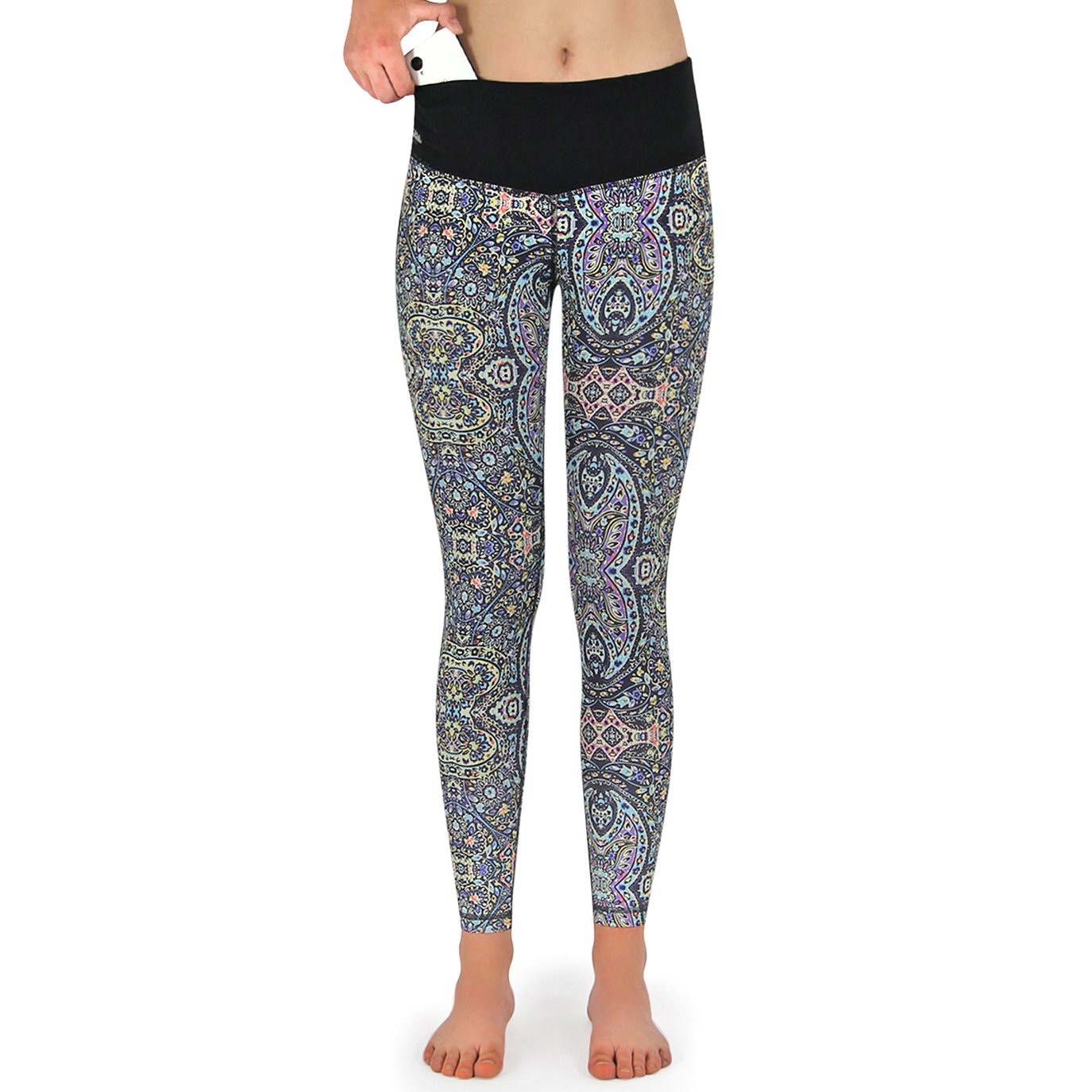 FORMBELT® lange Sport Leggings mit Taschen - Farbe: Spirit One 1 Formbelt-Laufhose-Damen-mit-Taschen-Spirit-One