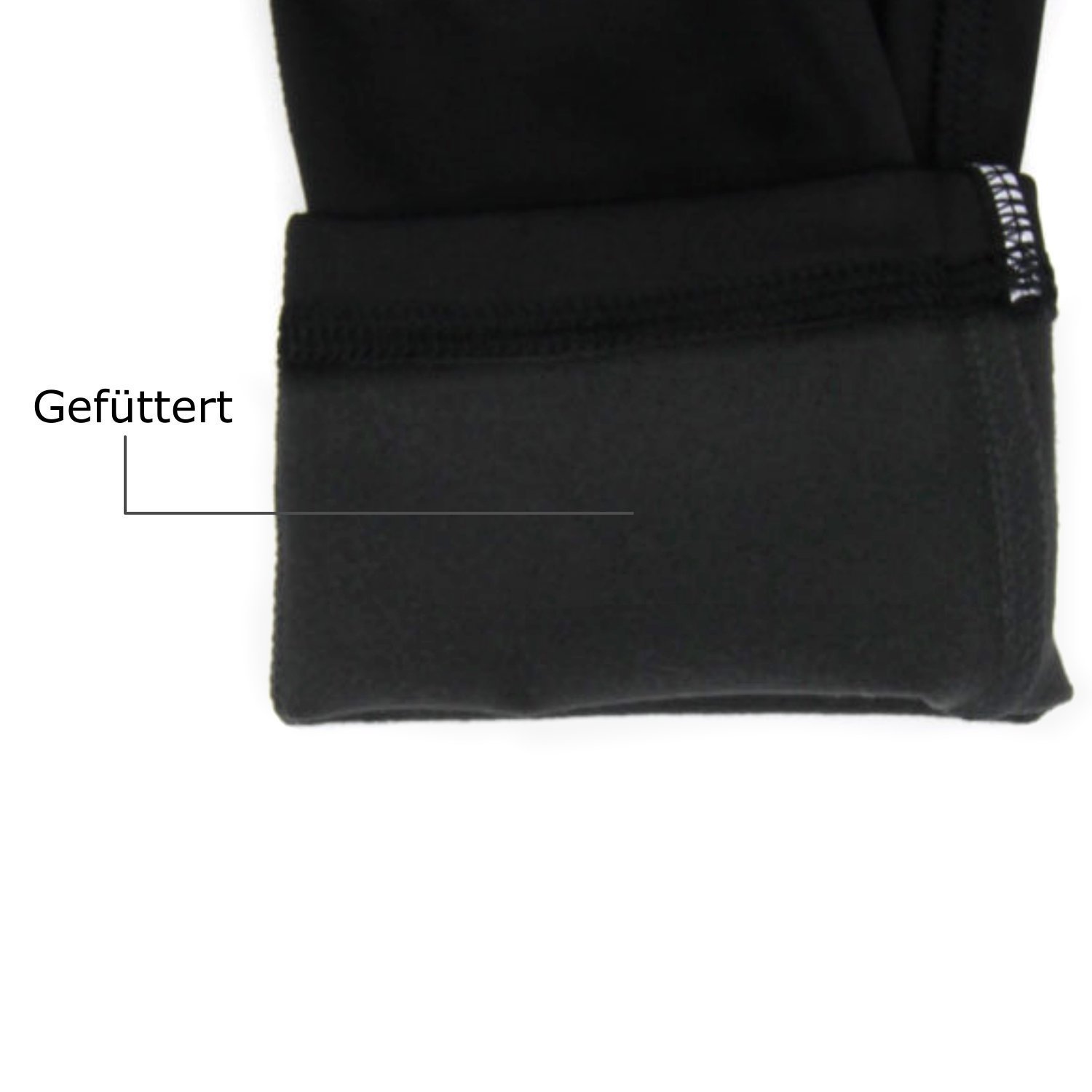 FORMBELT® lange Sport Leggings mit Taschen - Farbe: THERMO Schwarz 2 FORMBELT® lange Sport Leggings mit Taschen - Farbe: THERMO Schwarz – Bild 2