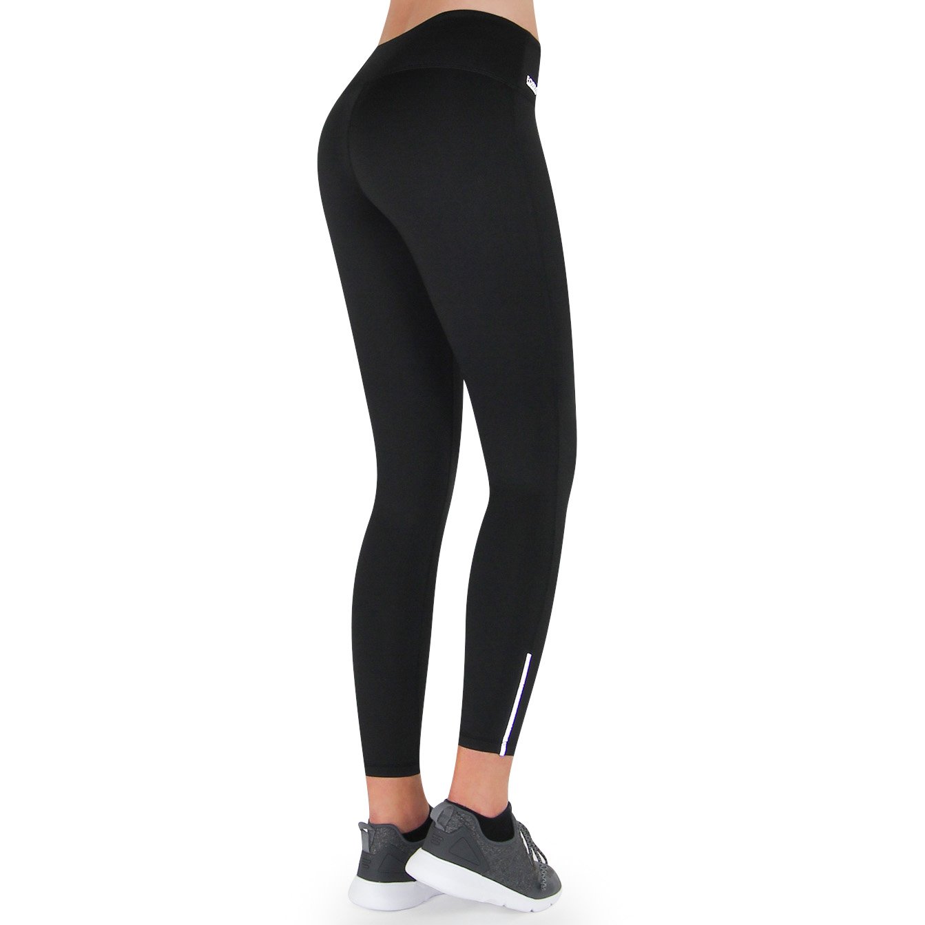 FORMBELT® lange Sport Leggings mit Taschen - Farbe: THERMO Schwarz 3 FORMBELT® lange Sport Leggings mit Taschen - Farbe: THERMO Schwarz – Bild 3