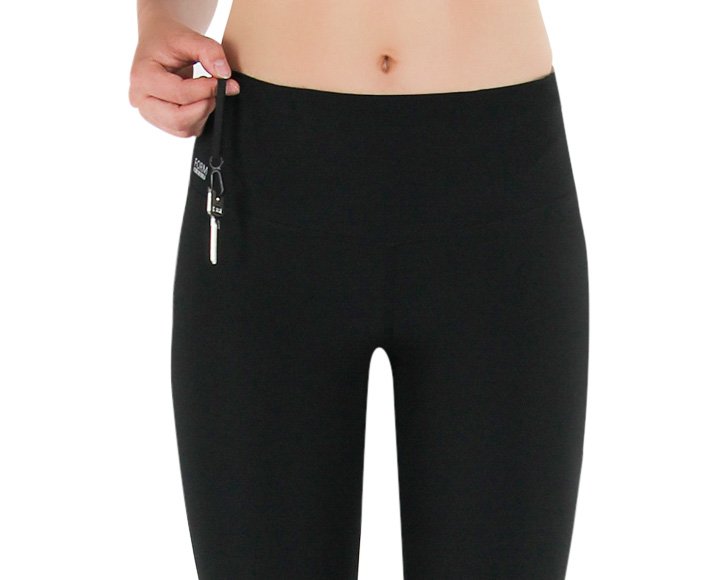 FORMBELT® lange Sport Leggings mit Taschen - Farbe: THERMO Schwarz 5 FORMBELT® lange Sport Leggings mit Taschen - Farbe: THERMO Schwarz – Bild 5